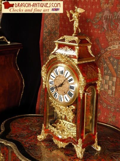 *****  Sold  *****  Fine Antique French Boulle Bracket Clock.